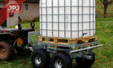 atv trailer mit aufbau wassertransporter