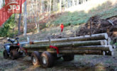 ATV trailer Waldarbeiter für quad