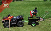 arbeits quad und ATV trailer mit Plastikpritsche