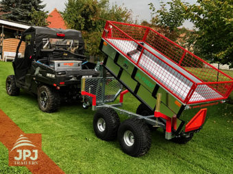 ATV trailers JPJ für Arbeitsquads und kleine Traktoren