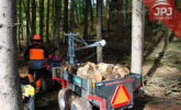 Ladekran mit Seilwinde
